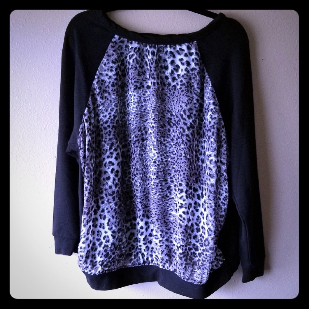 Torrid Leopard Design Sweatshirt